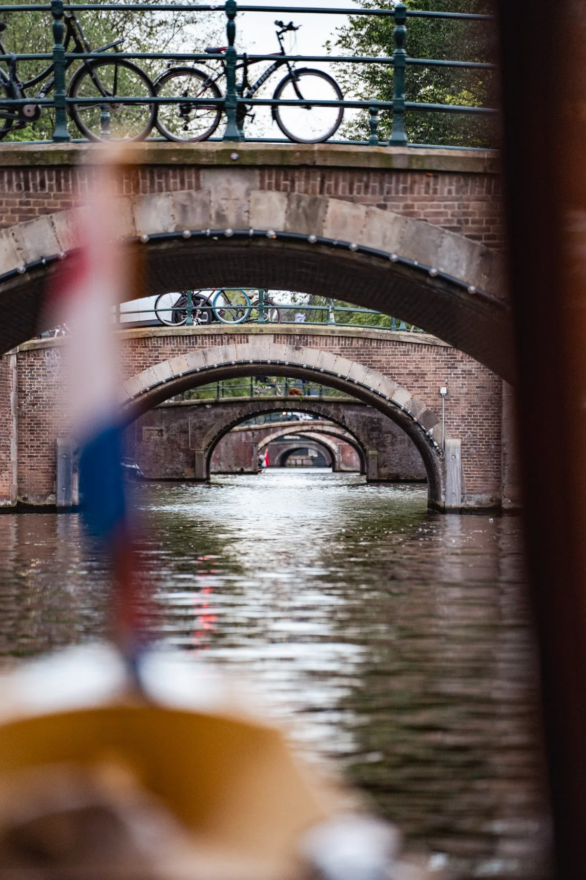 Amsterdam evening canals during a private dinner cruise