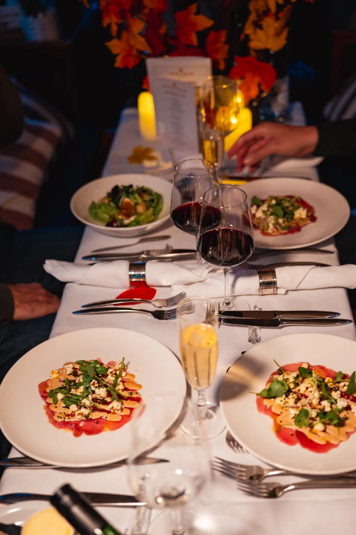 Private dinner cruise Amsterdam aboard historic salon boat Energie